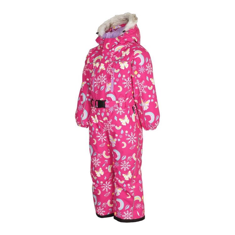 Chute Kids Pot of Gold Snow Suit Luminous Pink Print