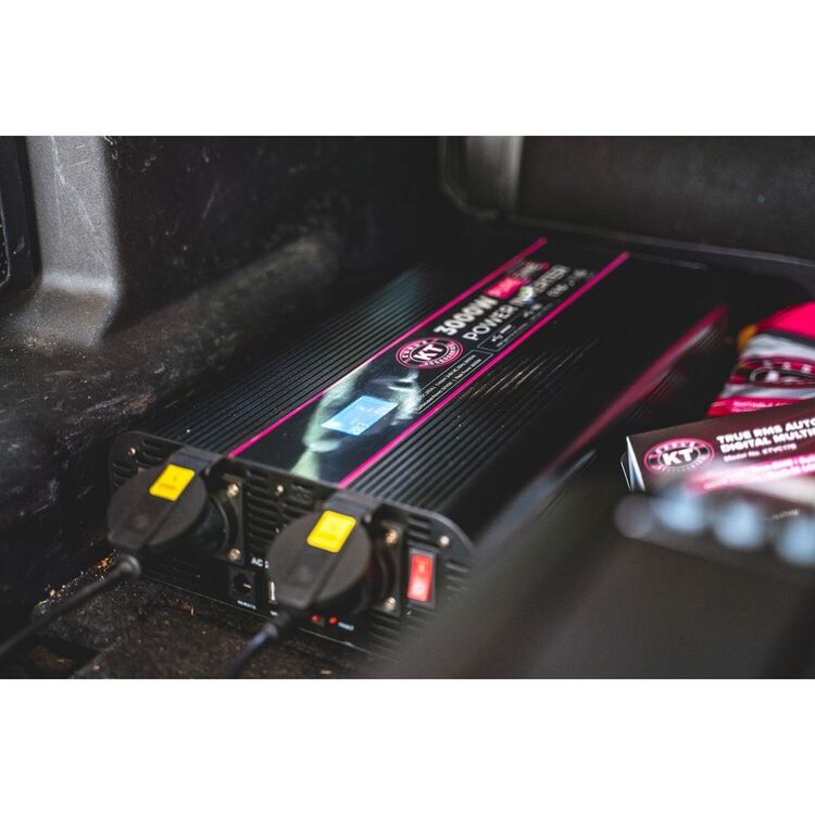 KT 2000W Pure Sine Wave Power Inverter Black 2000 Watts