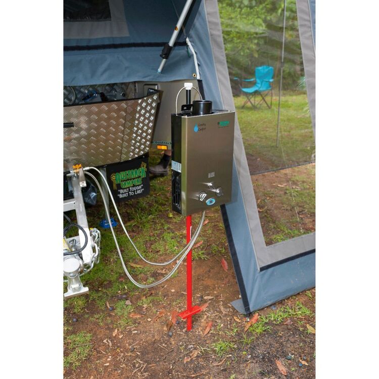 Austrack Savannah X Forward Fold Rear Slide Camper Trailer Grey