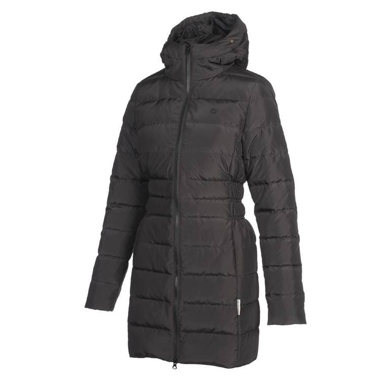 Gondwana Women's Cattai Long Puffer Jacket Black