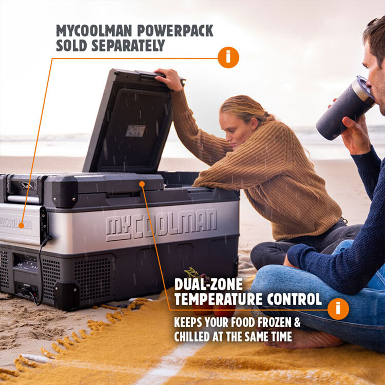 myCOOLMAN CCP 85L Dual Zone Fridge/Freezer