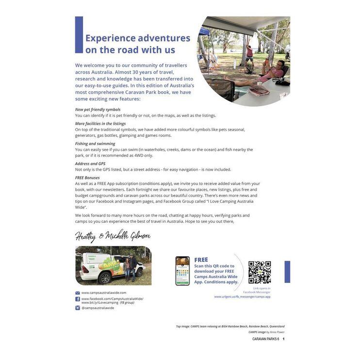 Hema Maps Caravan Parks 6 Australia Wide Guidebook Multicoloured