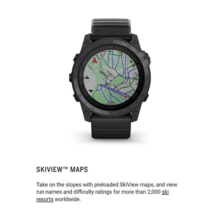 Garmin tactix 7 Pro Edition Solar Powered GPS Smartwatch Black