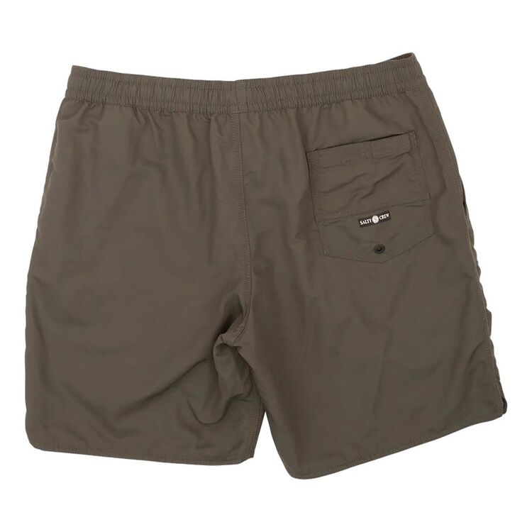 Salty Crew Men's Quiver Elastic Board Shorts Asphalt