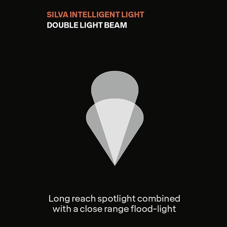 Silva Cross Trail 7R 600 True Lumen Rechargeable Headlamp Black 600 Lumens