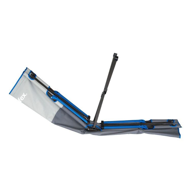 Spinifex Quick Fold X Large Camp Stretcher Blue & Grey