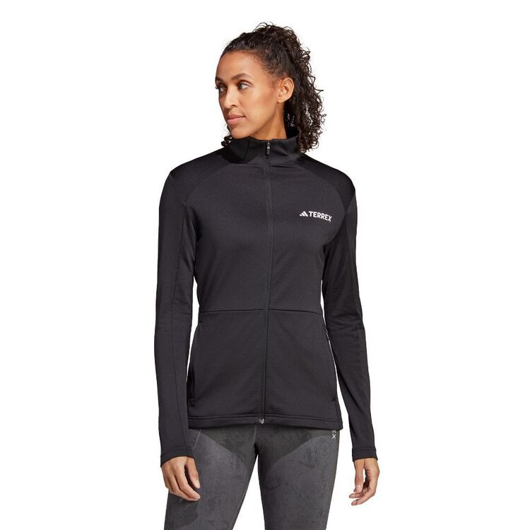 adidas Women's MT Full Zip Fleece Black