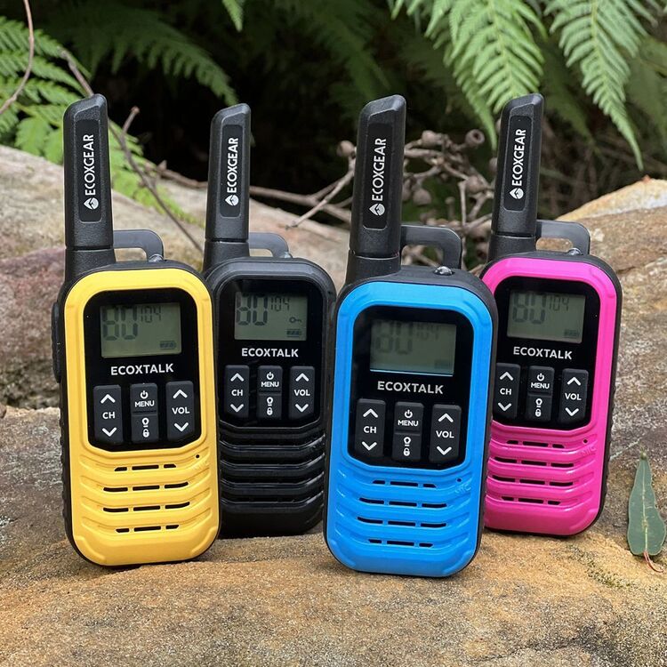 Ecoxgear 0.5 Watt UHF CB Radio Handheld Quad Pack Multi