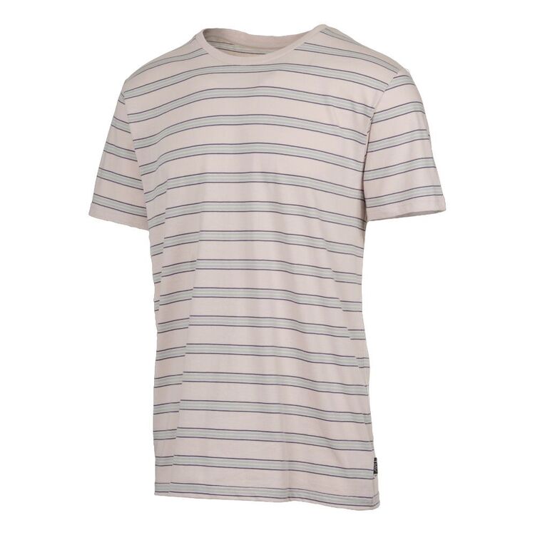 Trip In A Van Men's Striped Tee Natural