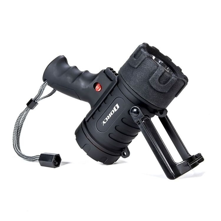 Dorcy 1450 Lumen Rechargable Spotlight with Powerbank Black 1450 Lumens