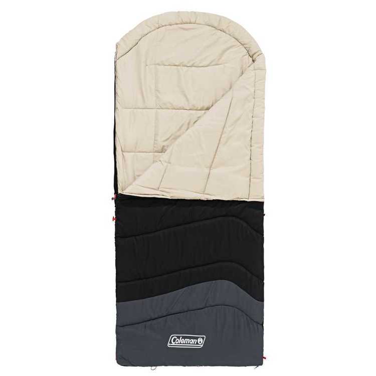Coleman Mudgee Tall 0° Sleeping Bag Black Black & Grey
