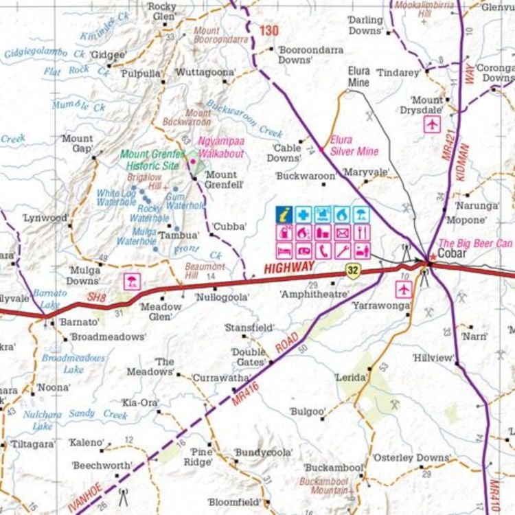 Hema Outback New South Wales Multicoloured