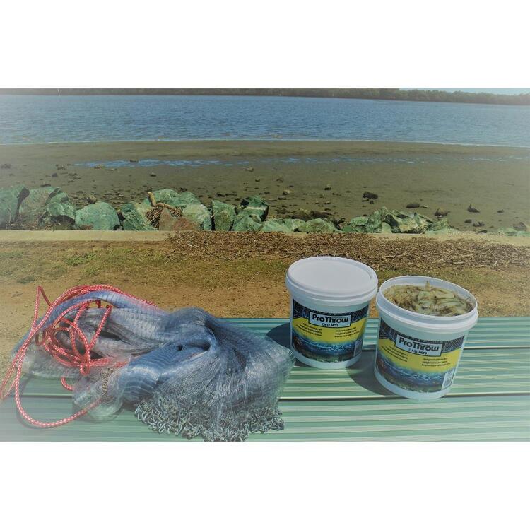 ProThrow 12 Foot Top Pocket Cast Net 1In/12Ft