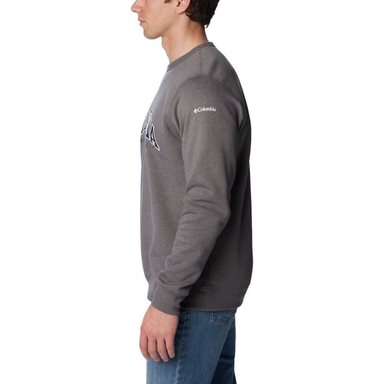 Columbia Men's Columbia Logo Fleece Crew Grey Heather