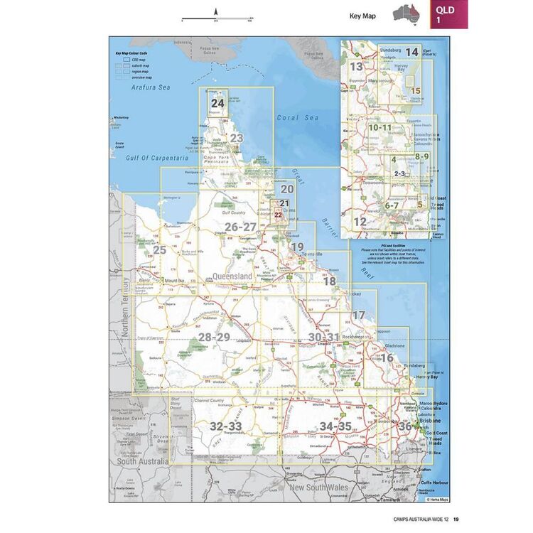 Camps 12 Australia Wide Free & Budget Camping Sites Guide Standard Edition Multicoloured A4