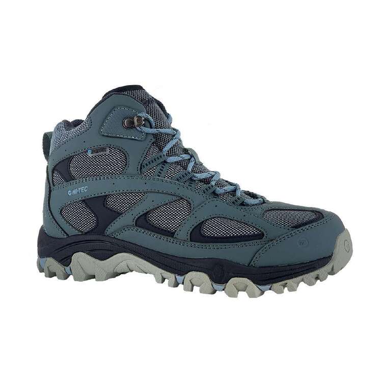 Hi-Tec Women's Lima Sport II Waterproof Mid Hiking Boots Light Blue Storm Weather Sky