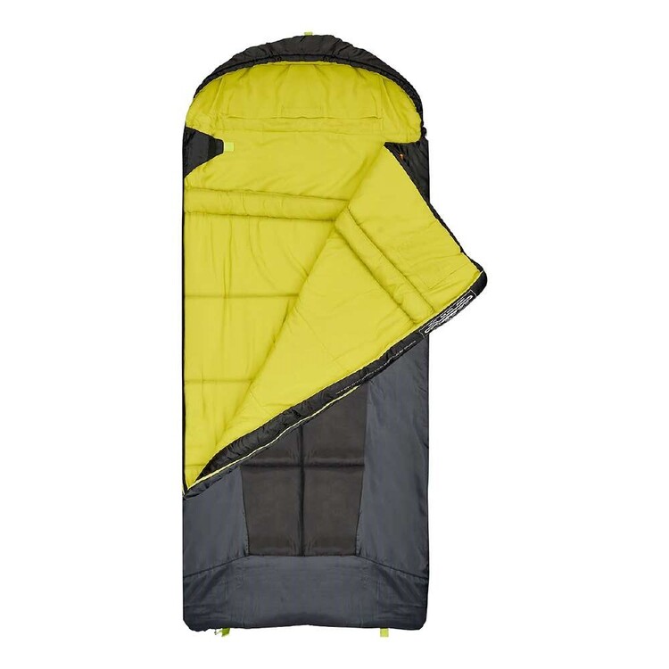 Oztent Hamilton Junior 6° Sleeping Bag Black/Green Black & Charcoal
