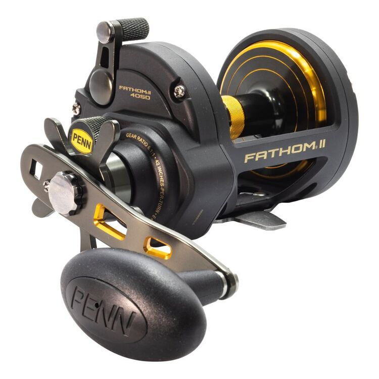 Penn Fathom II 40 Star Drag Overhead Reel Black