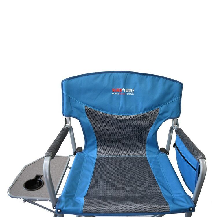BlackWolf Compact Directors Chair Blue