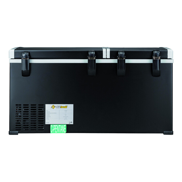 Oztrail Dual Zone Fridge/Freezer 80L Black 80 L
