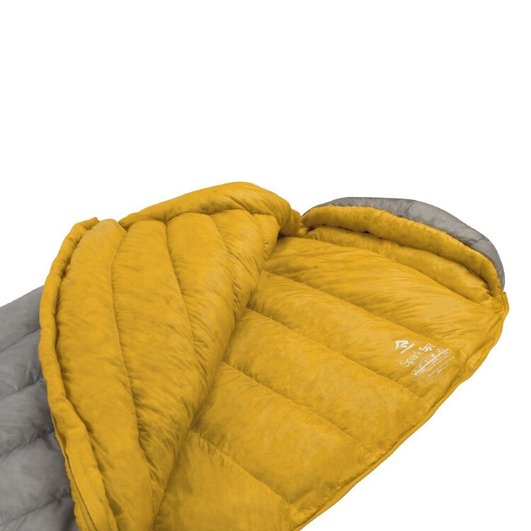 Sea To Summit Spark II Ultralight -2° Sleeping Bag Regular Cream Dark Grey & Yellow