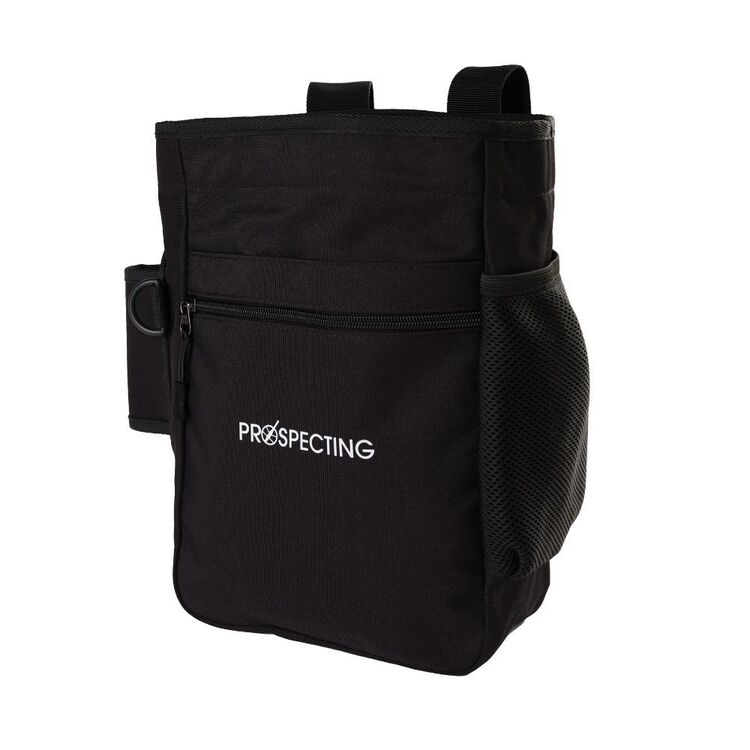 Prospecting Finds Bag With Pin Point Holster Black