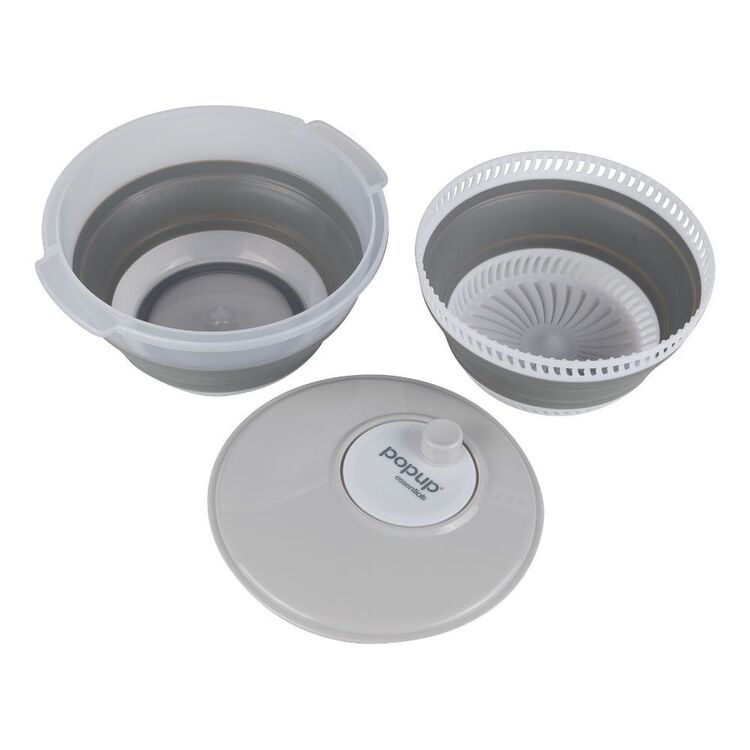 Pop Up Essentials Salad Spinner White
