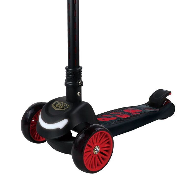 Ride 858 Tri Scooter Elite LED Red & Black Red & Black