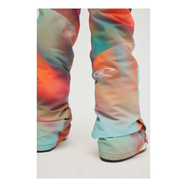 O'Neill Youth Girl's Charm AOP Snow Pants Dark Blue Fade Halftone