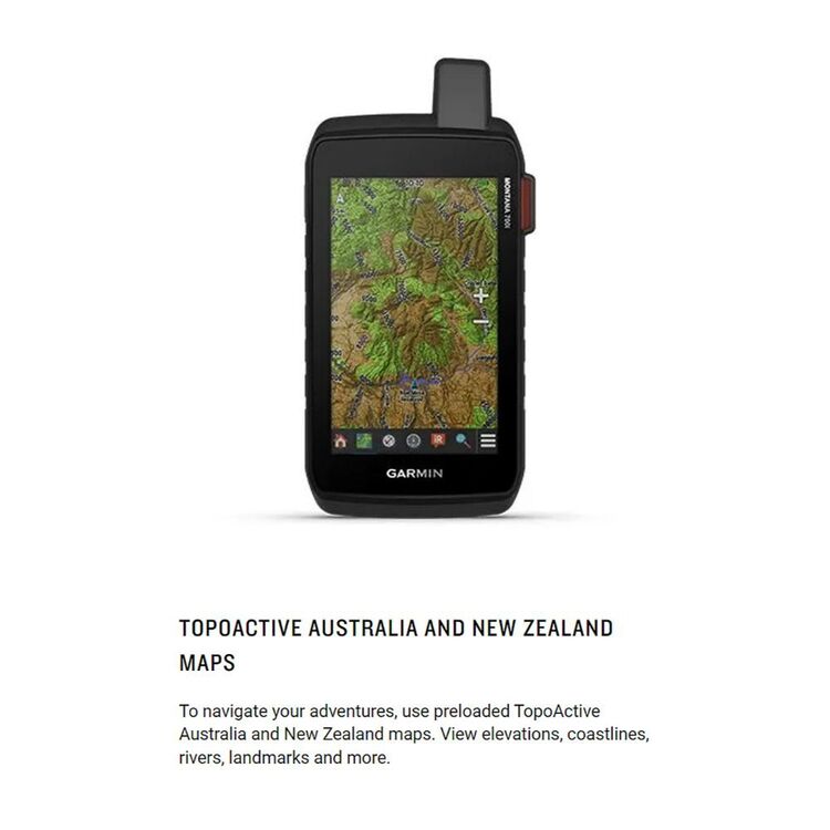 Garmin Montana 700 Rugged Handheld Touchscreen GPS Navigator with inReach Black