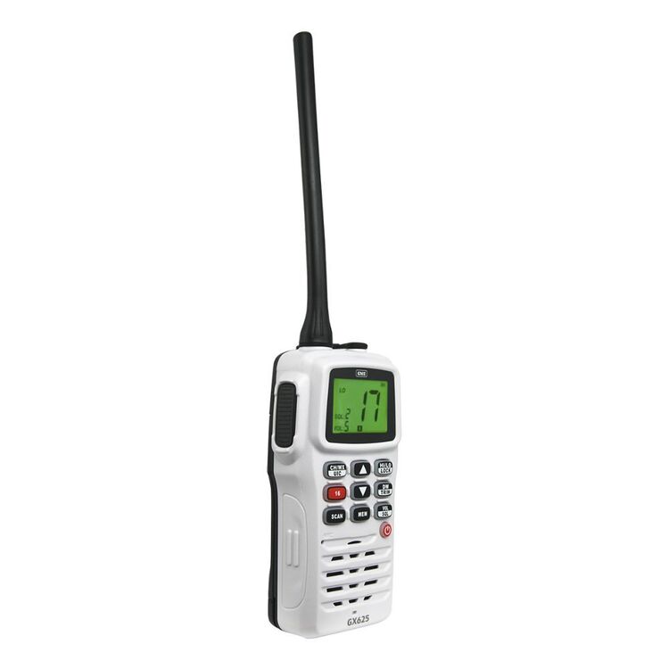 GME GX625W Handheld VHF Marine Radio White