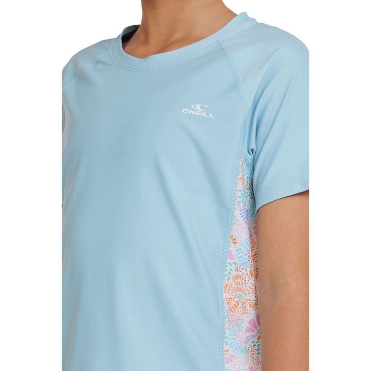 O'Neill Youth Girls Nixie Short Sleeve Rash Vest Vanilla