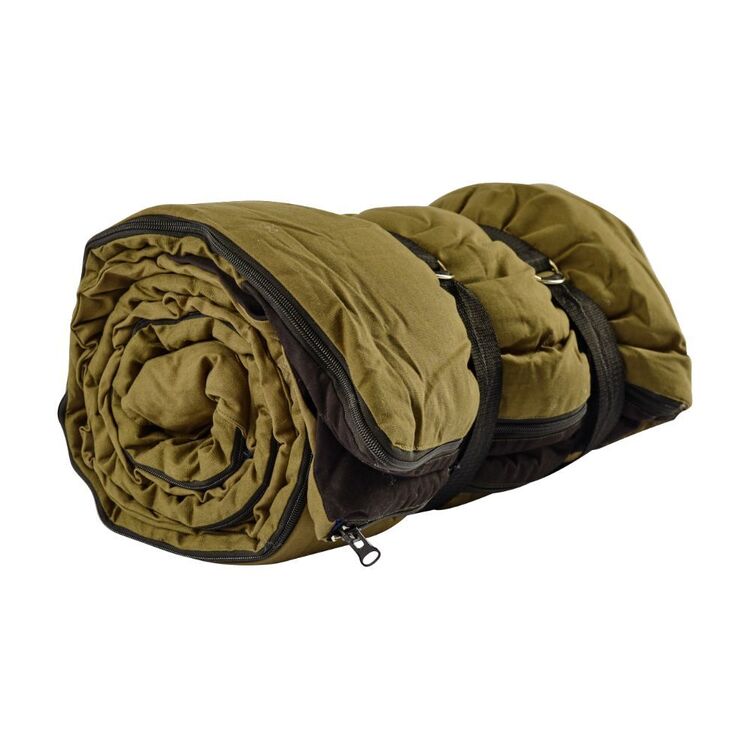 Dune 4WD Outback Canvas Sleeping Bag Green