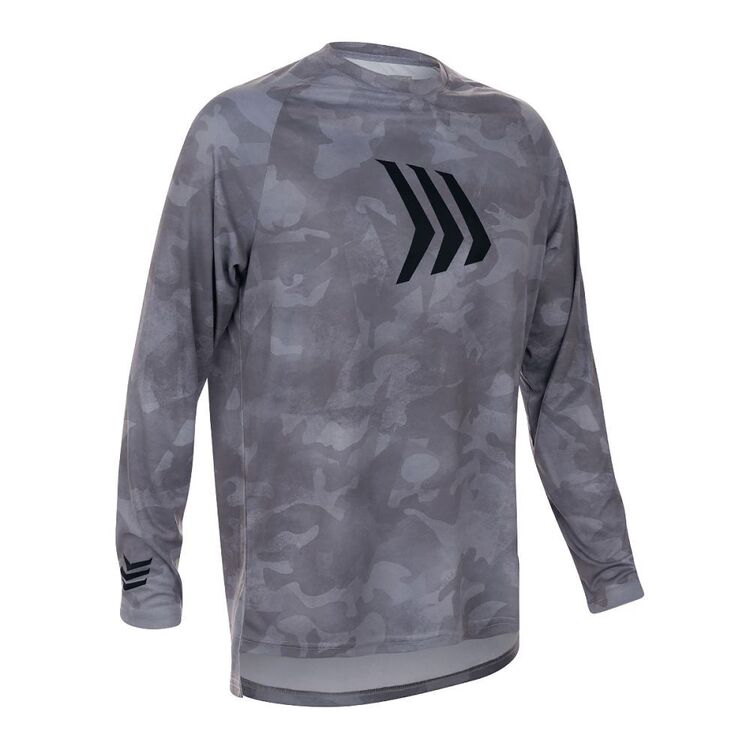 Gillz Contender Series UV Long Sleeve Performance Fishing Shirt Glacier Gray Burnt