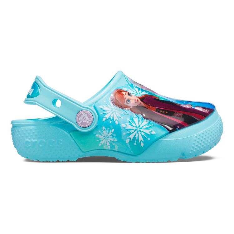 Crocs Kids' Funlab Frozen II Clogs Ice Blue