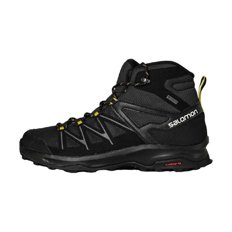 Salomon Men's Daintree Gore-Tex Mid Hiking Boots Night Sky, Black & Antique Moss