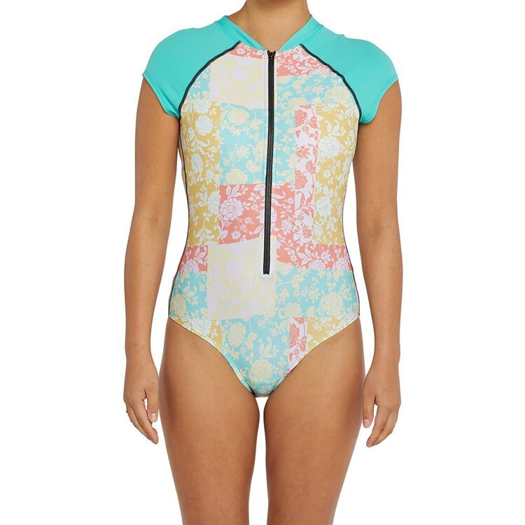 O'Neill Women's Laney Short Sleeve Surfsuit Aqua