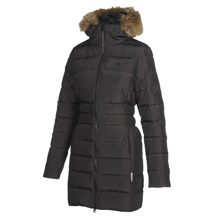 Gondwana Women's Cattai Long Puffer Jacket Black