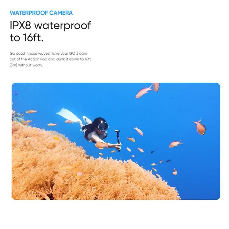 Insta360 GO 3 Action Camera 64GB White 64GB