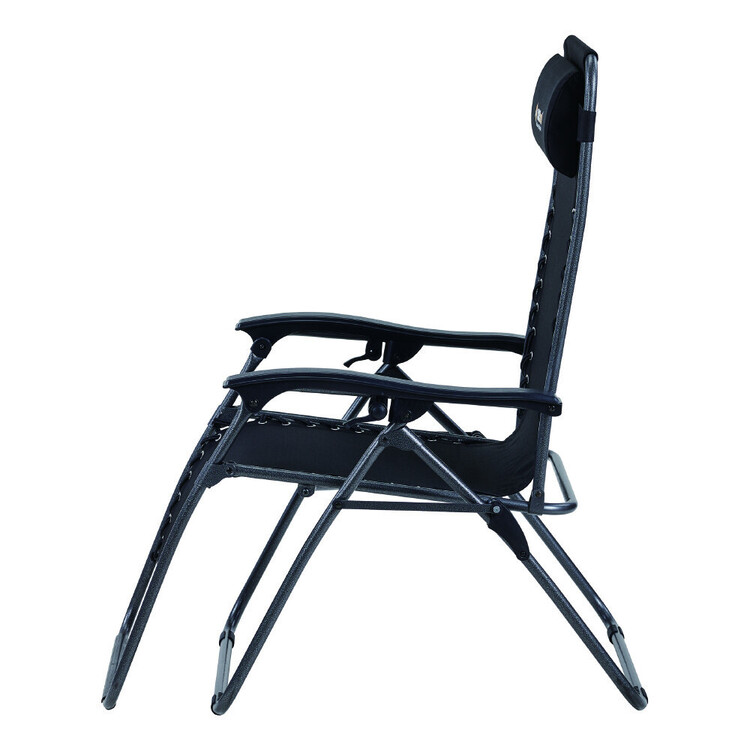 Oztrail Daybreak Sun Lounger Black