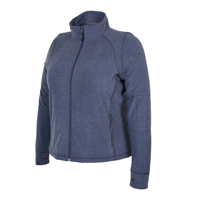 Cape Women's Pluz Size Storm Full Zip Fleece Navy