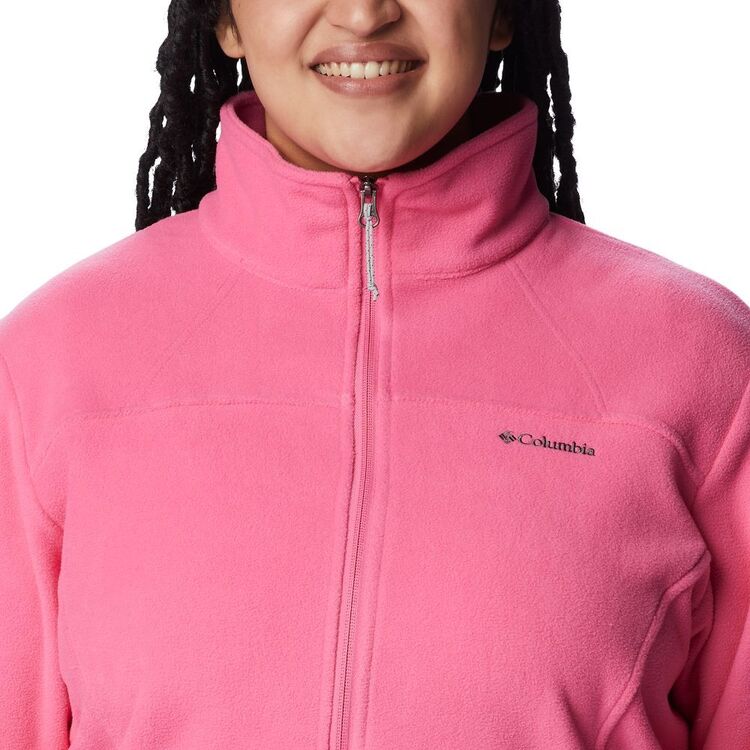 Columbia Women's Plus Size Fast Trek II Jacket Wild Geranium