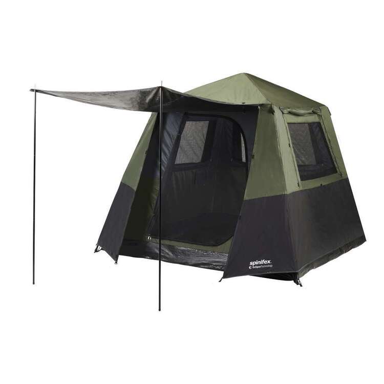 Spinifex Mawson Eclipse™ 4 Person Tent Dark Green & Black
