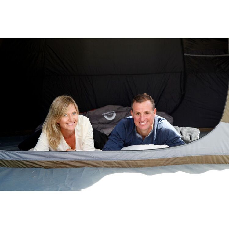 Spinifex Moondance 0° Queen Sleeping Bag Charcoal Grey & Black