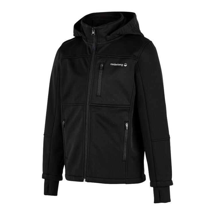 Cederberg Youth Campaspe Soft Shell Jacket Black