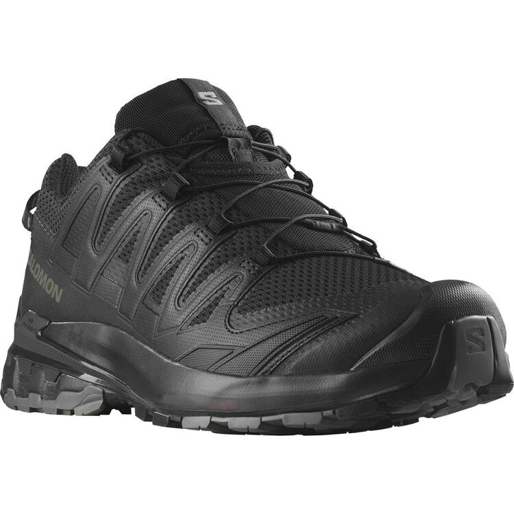 Salomon Men's XA Pro 3D V9 Wide Fit Low Hiker Black / Phantom / Pewter