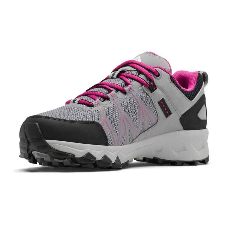 Columbia Women's Peakfreak II Outdry Waterproof Low Hiking Shoes Monument & Wild Fushsia