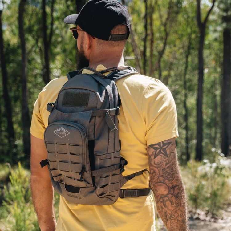 Mountain Designs Mission 12 Hydro Pack Green 12 L