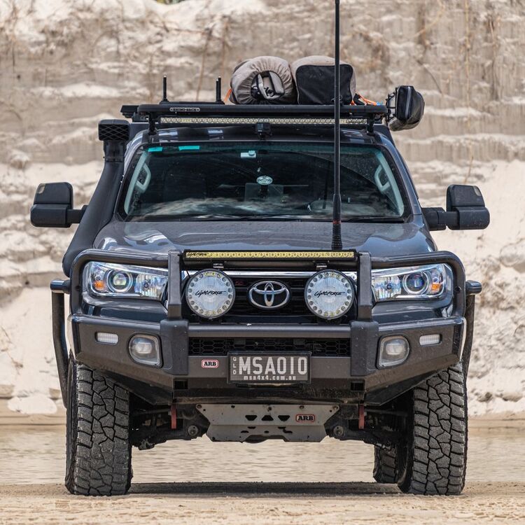 MSA 4X4 Towing Mirror Toyota Hilux 2015 - Current Black