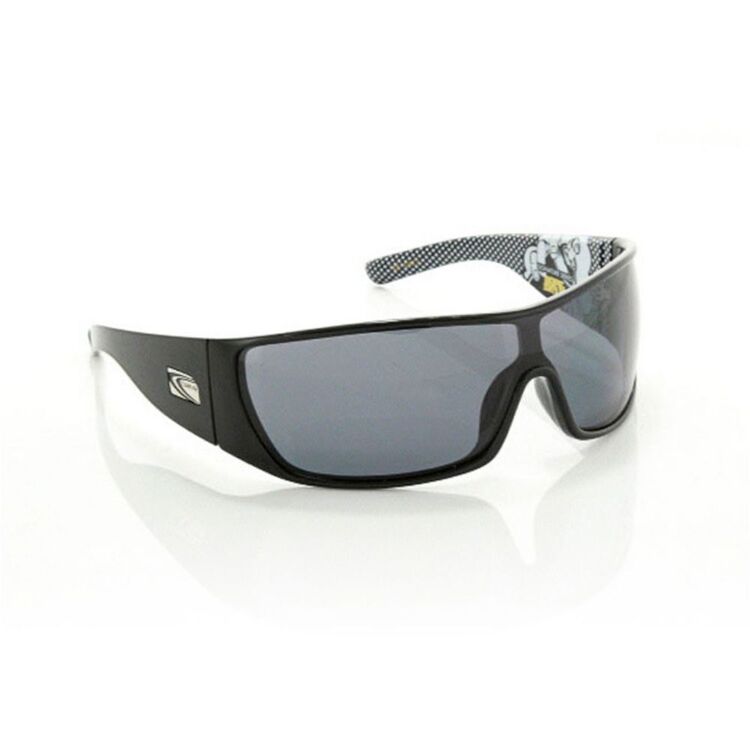 Carve King Pin Sunglasses Gloss Black & Grey Polarised One Size Fits Most